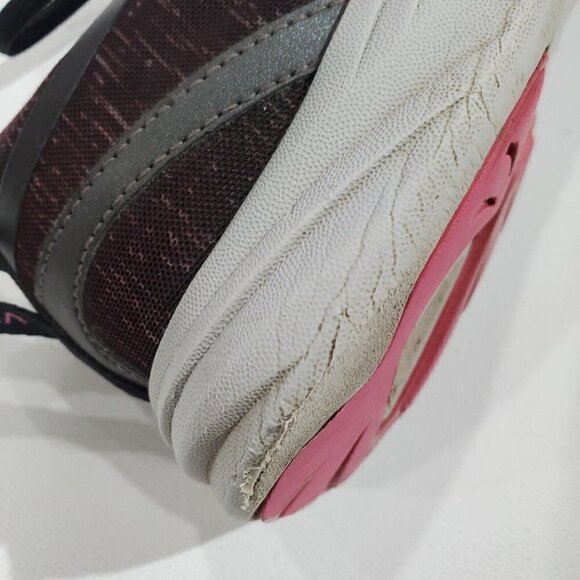 Vionic Women's Marroon Black Lace-up Sneaker Shoe Size 7 - Picture 9 of 12